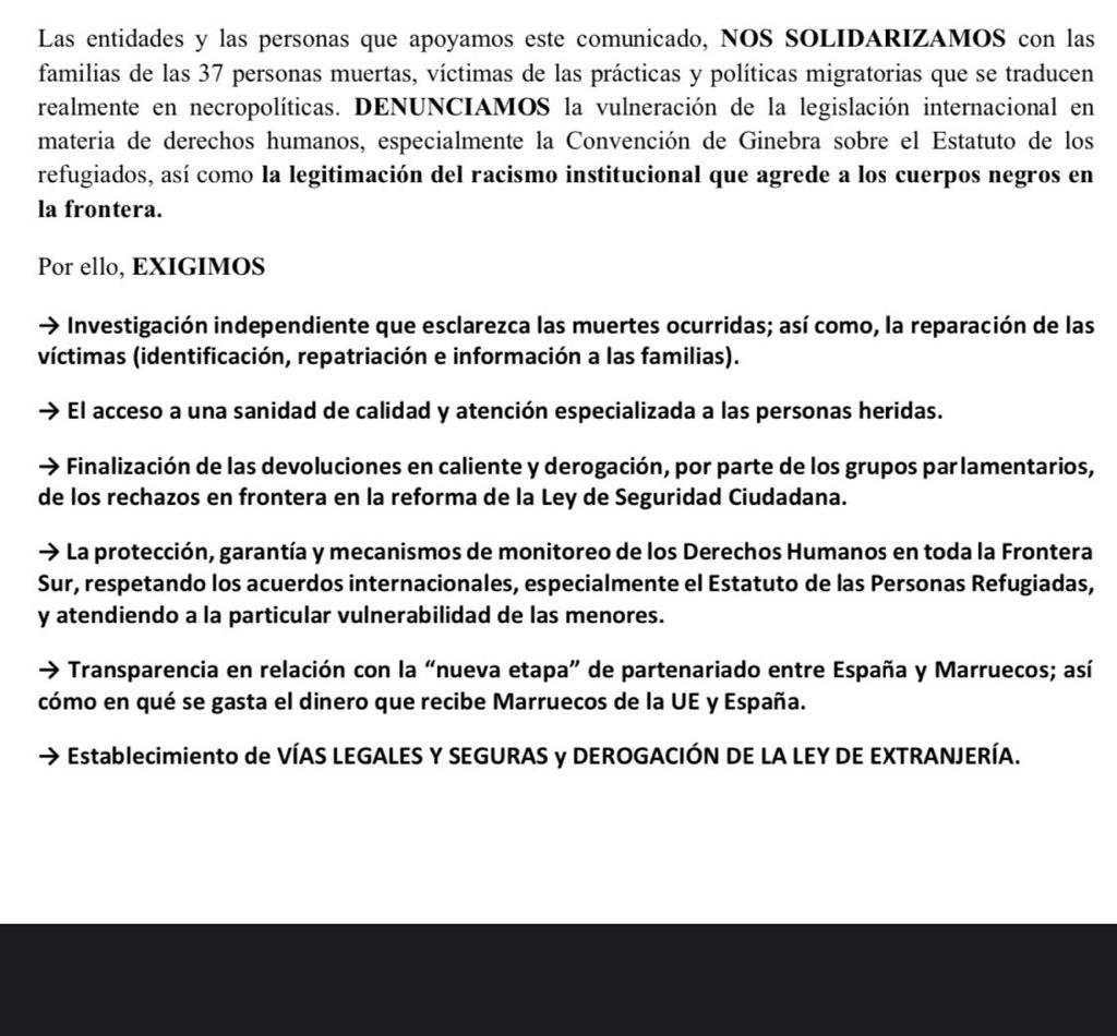 PasajeSeguroCAN's tweet photo. El viernes 1 de julio a las 7,30  convocatoria en toda España, en Santander en la Delegación del Gobierno
                           LAS VIDAS NEGRAS IMPORTAN https://t.co/yhQDdwnzkp