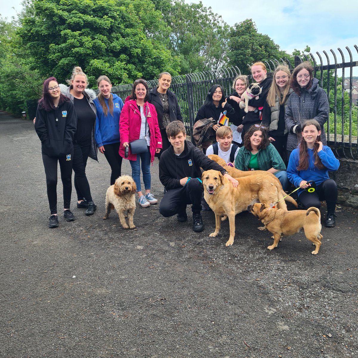 McFurry Wellbeing Walk. A lovely way to celebrate the start of the summer holidays. Nice conversation and ice cream. Perfect mix. @MonifiethHigh @AndrewDingwall @MonifiethHWB