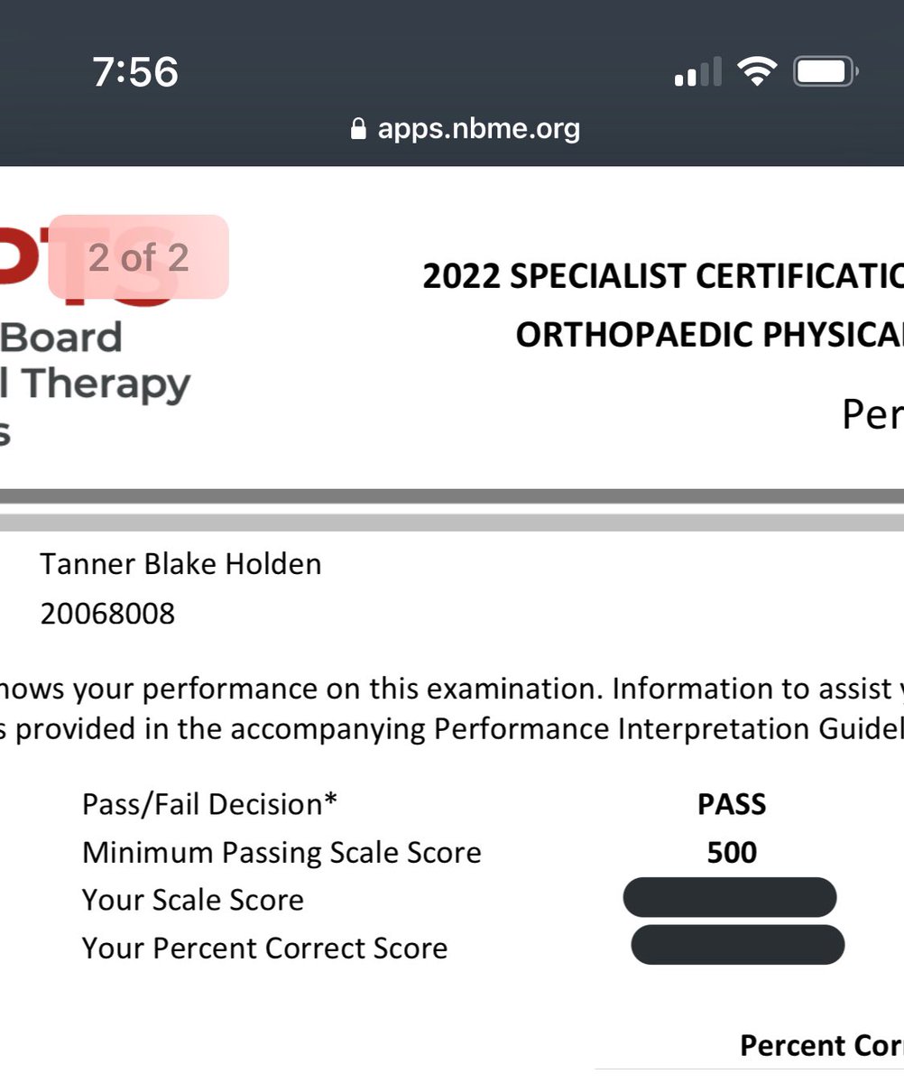 The best news this morning. Now officially an orthopedic clinical specialist! <a href="/UNC_PT/">UNC Physical Therapy</a> @UNC_AHS