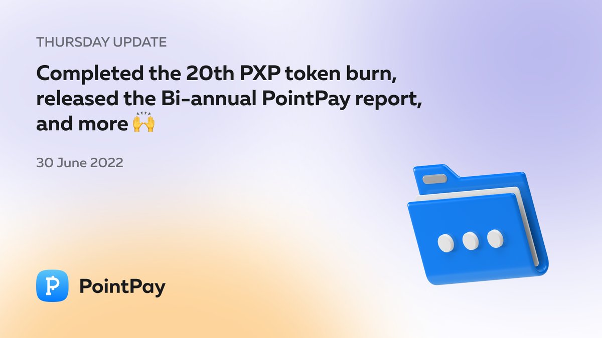 PointPay1's tweet photo. Thursday update is ready to explore! 
 
We are working hard to develop a new product and make improvements.  
 
Look at our latest developments in the PointPay Update: https://t.co/XT2v7HEbTm https://t.co/QmSmIUKW4a