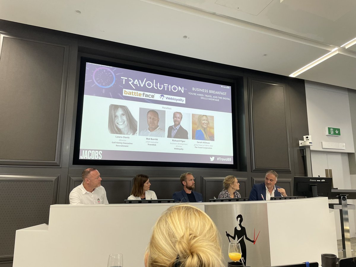 rickwhiteboyden's tweet photo. It was a good #travelweekly #twbb business breakfast this morning. Everyone is trying to recruit the same #digital nomads. https://t.co/CcEqlXKDSv