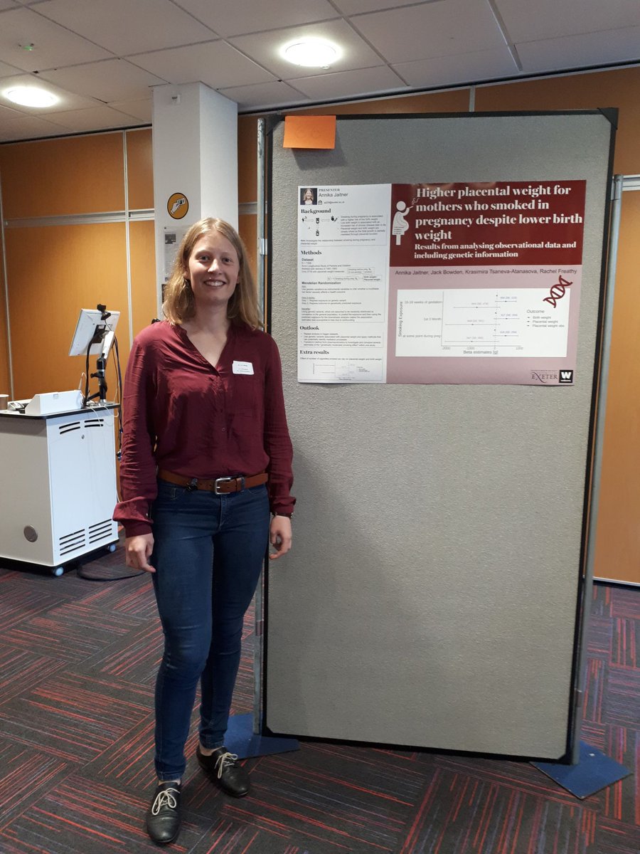 Annika Jaitner (@annikajaitner) on Twitter photo Poster presentation at the annual research event yesterday. Great to connect with all the other PhD students in the College of Medicine and Health. Amazing to see how diverse the topics are!
#ExeterARE <a href="/ExeTeamBW/">Exeter Birth Weight Genetics Group</a> <a href="/ExeterMed/">Exeter Med School</a> Poster presentation at the annual research event yesterday. Great to connect with all the other PhD students in the College of Medicine and Health. Amazing to see how diverse the topics are!
#ExeterARE <a href="/ExeTeamBW/">Exeter Birth Weight Genetics Group</a> <a href="/ExeterMed/">Exeter Med School</a>