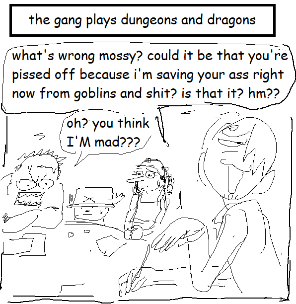 the gang plays dnd 