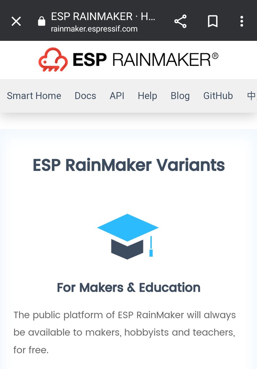 shahpiyushv's tweet photo. @anujdeshpandey @amoghpalnitkar #ESPRainMaker is anyways free to use for makers 😬 https://t.co/RDtkGBjieM