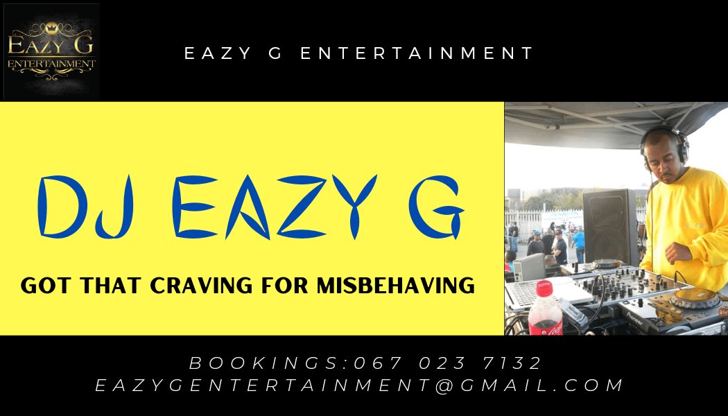 Venues and Promoters: Dala wat jy Moet for a party you won't remember but never forget 
#Gotthatcravingformisbehaving 
#Bookthedj 
#EAZY_G_ENTERTAINMENT