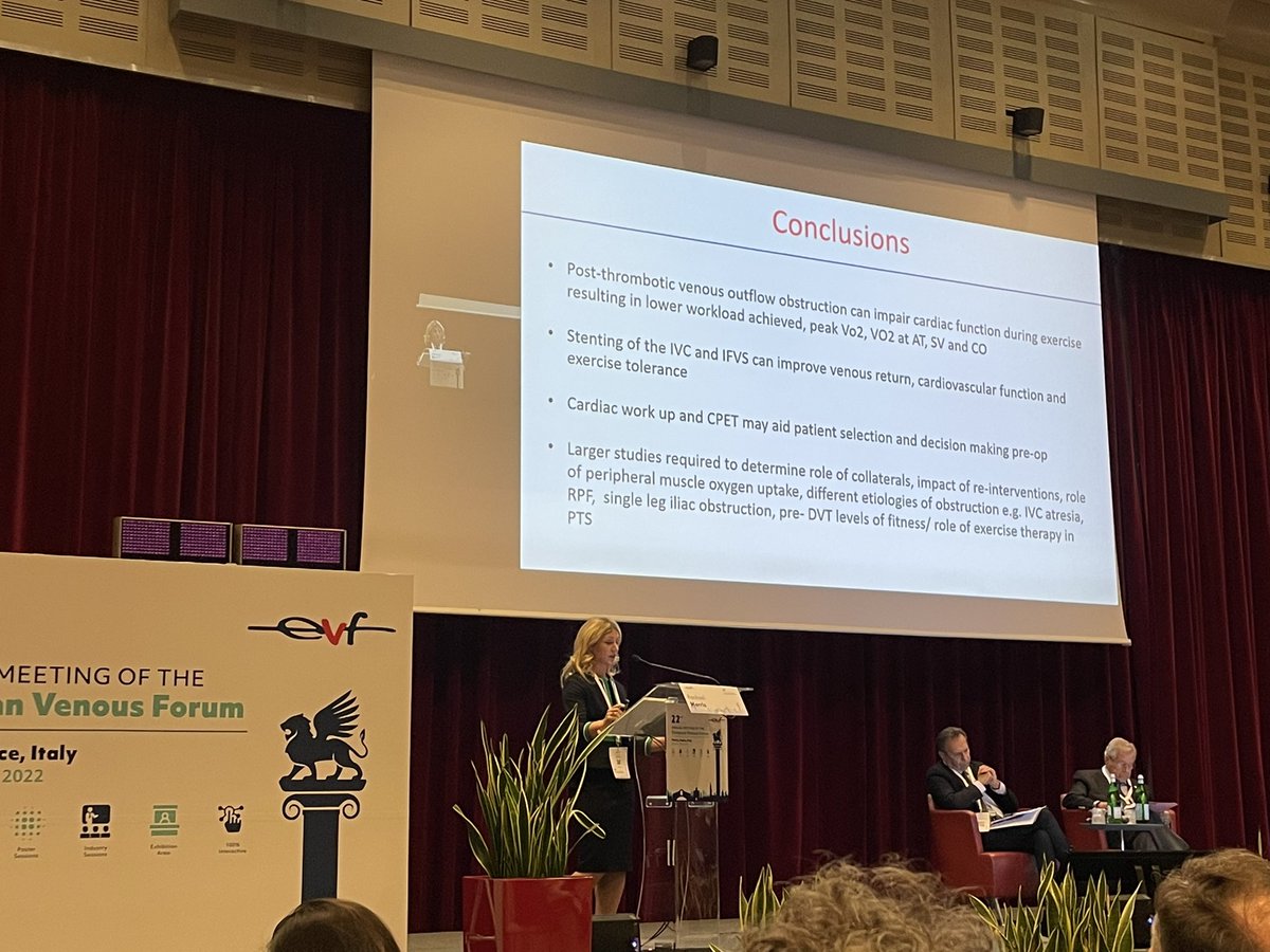 Venous News (@venousnews) on Twitter photo Rachael Morris concludes that stenting of the IVC and IFVS can improve venous return, cardiovascular function and exercise tolerance #EVF
<a href="/MakisAvgerinos/">Efthymios “Makis” Avgerinos, MD, FACS, FEBVS</a> comments: “Venous science at its best” Rachael Morris concludes that stenting of the IVC and IFVS can improve venous return, cardiovascular function and exercise tolerance #EVF
<a href="/MakisAvgerinos/">Efthymios “Makis” Avgerinos, MD, FACS, FEBVS</a> comments: “Venous science at its best”