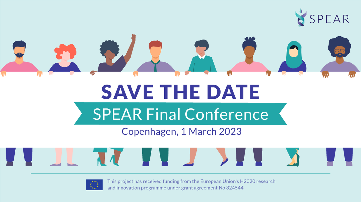 🙌 We're beyond excited to announce SPEAR'S final conference!

Join us in Denmark to learn about the project’s impact and discuss the way forward for #GenderEqualityPlan implementation in #RPOs
📅 1 March 2023
📍 Copenhagen &amp; online

Register now 👉 bit.ly/SPEAR_1March