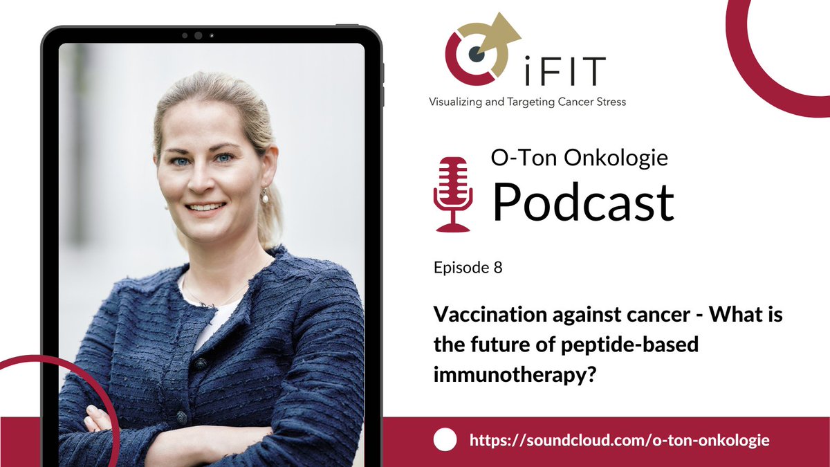 Visualizing and Targeting Cancer Stress (@coe_ifit) on Twitter photo What is the future of peptide-based #immunotherapy? Our member <a href="/JulianeWalz/">Juliane Walz</a> gave interesting insights into #cancer immunotherapy as part of the newest episode of @MedTrib_medizin #podcast 🎙️ "O-Ton #Onkologie" Tune in: bit.ly/3bEajZh (only in 🇩🇪) #CancerResearch What is the future of peptide-based #immunotherapy? Our member <a href="/JulianeWalz/">Juliane Walz</a> gave interesting insights into #cancer immunotherapy as part of the newest episode of @MedTrib_medizin #podcast 🎙️ "O-Ton #Onkologie" Tune in: bit.ly/3bEajZh (only in 🇩🇪) #CancerResearch