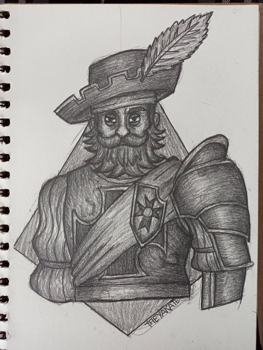 TheYakate's tweet photo. [Cartoon Sketch] Kruber 
#drawing #traditionalart #sketch #kruber #warhammer40k #vermintide #warhammer40kfanart #FANART https://t.co/TUc5sRNrW4