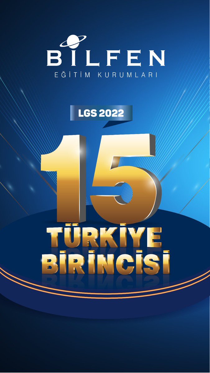 15 Türkiye 🇹🇷 Birincimiz 🥇yanısıra sınavda ter döken tüm öğrencilerimizi, onları gece gündüz demeden yetiştiren değerli öğretmenlerimizi, Bilfen e güvenerek her koşulda desteklerini esirgemeyen saygıdeğer velilerimizide ayrıca kutluyorum. (Yüzdelik dilimleri ayrıca paylaşacağım)