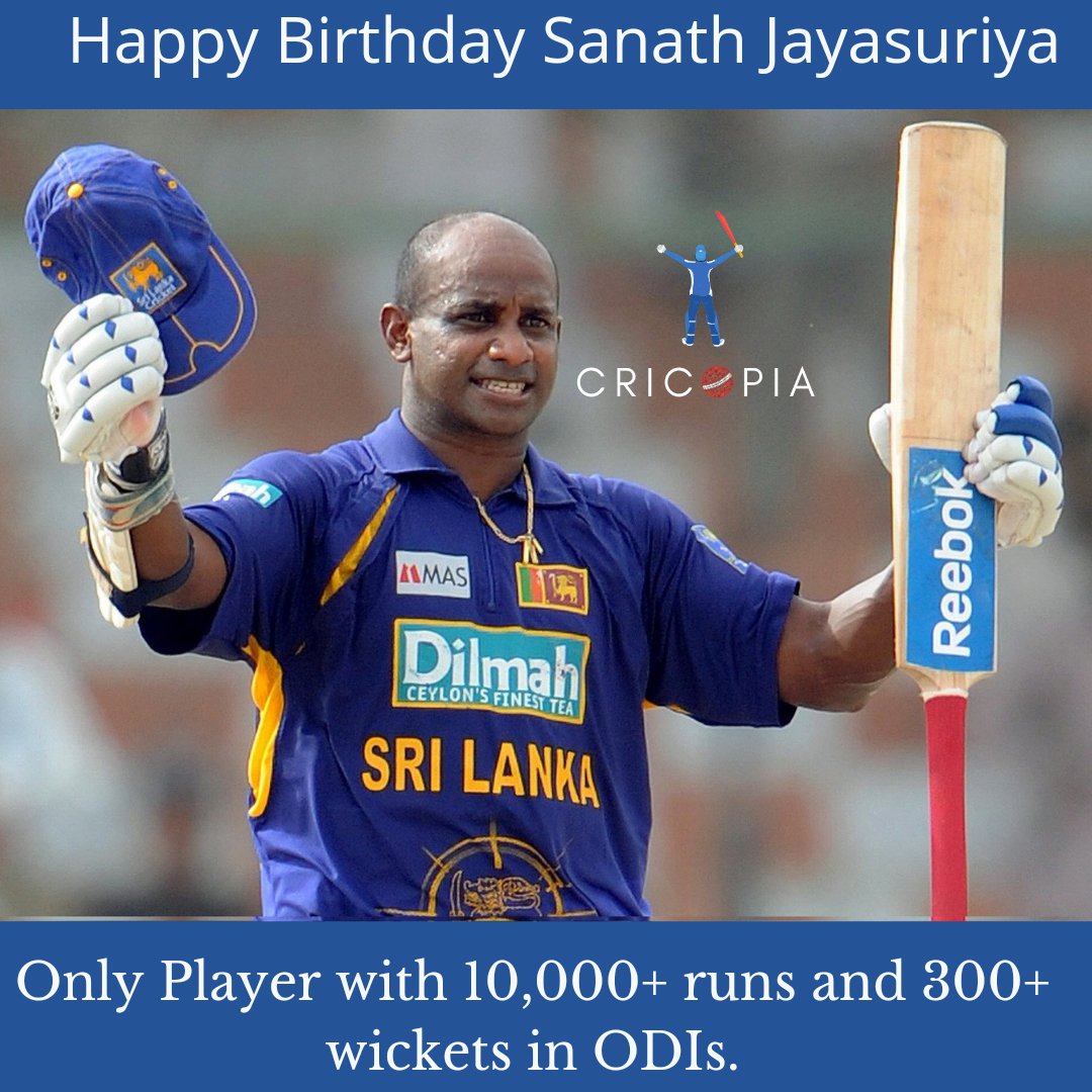 Happy birthday to Sri Lanka legend, Sanath Jayasuriya!    