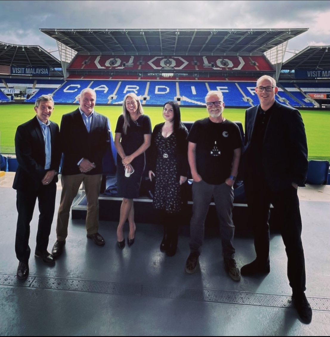 PureCyberLtd's tweet photo. Great first #BuildingCyberResilience event @CardiffCityStad with partners  @SwanseaUni @FSB_Wales &amp; @thomascarrollgp 

We’re on a mission to raise awareness of #cybersecurity risks to #SMEs &amp; advise steps on how to mitigate them

More info ➡️ https://t.co/kbGZEZ5wCL

#SMECyber https://t.co/SoNWYyzGKh
