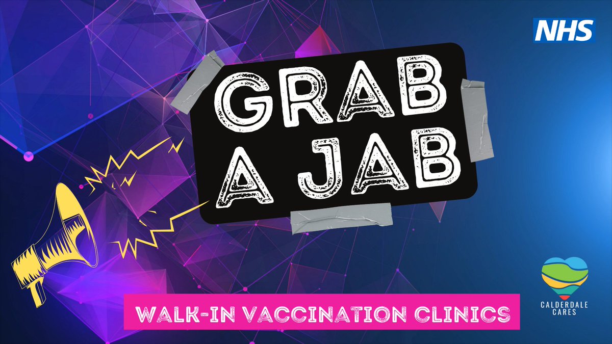 #GrabAJab today!

Find details of walk-in vaccination clinics near you from the NHS website:

nhs.uk/service-search…

#TogetherWeCan protect one another