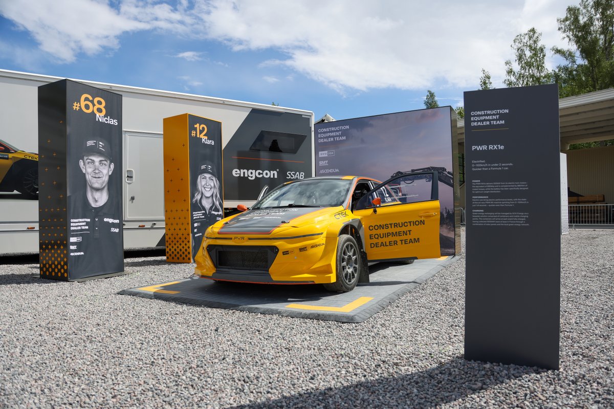 Legendary #Höljes 🏁 and the #MagicWeekend will host the first public <a href="/FIAWorldRX/">FIA World Rallycross Championship</a> showing for #CEDealerTeam this weekend with drivers <a href="/klara_rx/">Klara Andersson</a> 🇸🇪 and Niclas Grönholm 🇫🇮! Read all about it here 👉 bit.ly/3OULR4b
#WorldRX #ConstructionEquipment #ChangeStartsHere #PWR
