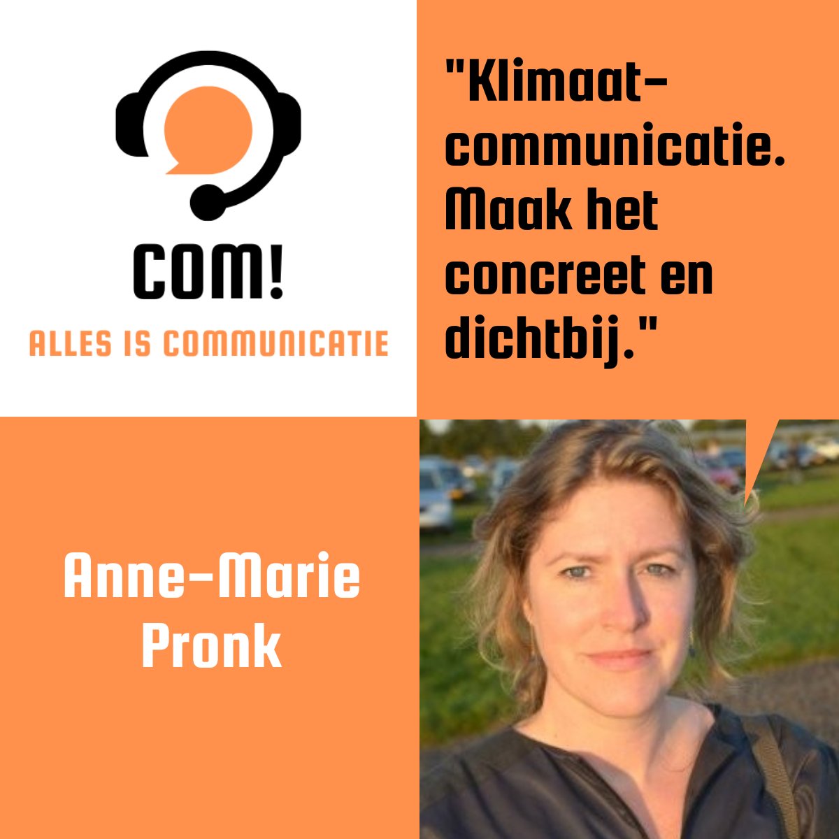 Biancaaah_G's tweet photo. #Klimaatcommunicatie Kom je met feiten, angst of #hoop? #COM! #lekkerluisteren naar @Klimaatzuster Anne-Marie Pronk. #erismaareenwereld #warmetruiendag #communicatie #podcast #goedgesprek
Spotify https://t.co/q3JQ59DLmZ
Apple https://t.co/Yd3IHriHRS
Google https://t.co/ozi4fJAS1C https://t.co/DpULlRcS6M