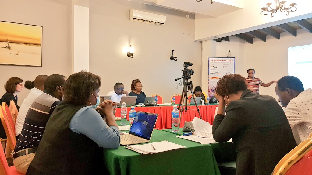 SagweOnX's tweet image. #HappeningNow Walkthrough &amp;amp; overview by @E_Murengi on the Kenya Reform Tracker; an M&amp;amp;E tool for NTFCs to track the progress on ongoing reforms in international trade! #SimplificationWorks #TradeFacilitation #InfoTradeKE @KenTrade_G2B @bizfacilitation @giz_gmbh
