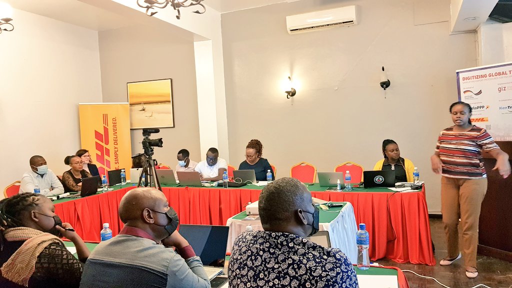 SagweOnX's tweet image. #HappeningNow Walkthrough &amp;amp; overview by @E_Murengi on the Kenya Reform Tracker; an M&amp;amp;E tool for NTFCs to track the progress on ongoing reforms in international trade! #SimplificationWorks #TradeFacilitation #InfoTradeKE @KenTrade_G2B @bizfacilitation @giz_gmbh