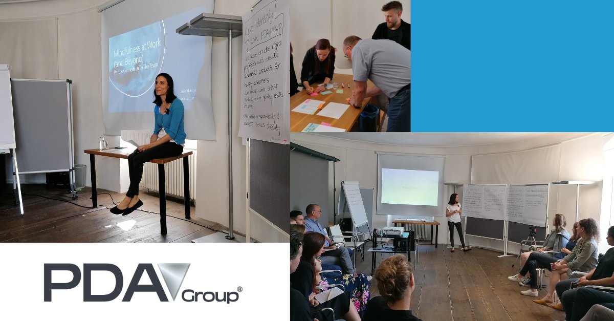 As we all know, work can be very stressful. Thanks to the workshop with our #mindfulness coach Jade Manrique, we got the chance to learn some techniques to cultivate mindfulness and be able to cope with #stress and become more #focused. Thank you❤️ 

#mentalhealth #PDAgroup