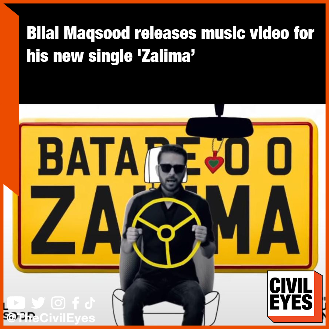 Former Strings singer #BilalMaqsood released a music video for his second solo single titled 'Zalima'. 'Aap ka milaya hooa number filhaal bund hai,' he captioned the video. Directed by Umair Anwar, the video has been created by We Are Transmedia. #theCivileyes