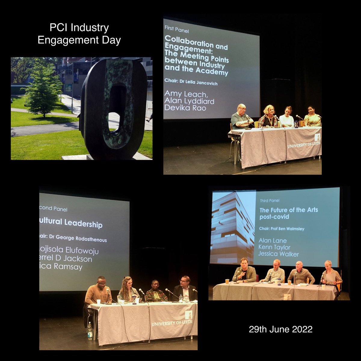 Thank you Professor @jpitches68 , Professor George Rodosthenous, Professor Leila Jancovich, @stageleeds <a href="/PCI_UniofLeeds/">Performance and Cultural Industries at Leeds</a> for the PCI Industry Engagement day. Lovely to meet all the great people!