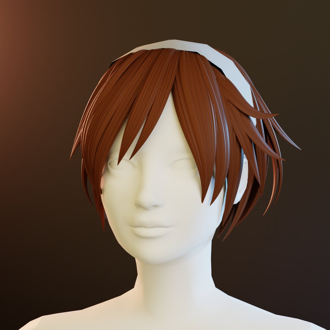 joshseoh's tweet photo. my first time to actually finish making hair mesh from scratch for sims 4. Took me less than two hours lol 😂 I think I'm pretty satisfied with result, all things considered #TheSims4 #Blender #Rendee https://t.co/yn50lpQGQG