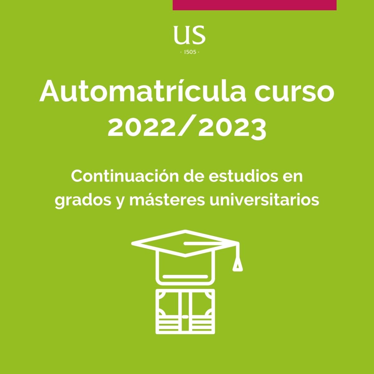 📲 Consulta ya en sevius4.us.es tu puntuación definitiva y el día y la hora asignados para la #AutomatrículaUS de continuación de estudios 

🎓Más info ➡ bit.ly/3lIOyJg