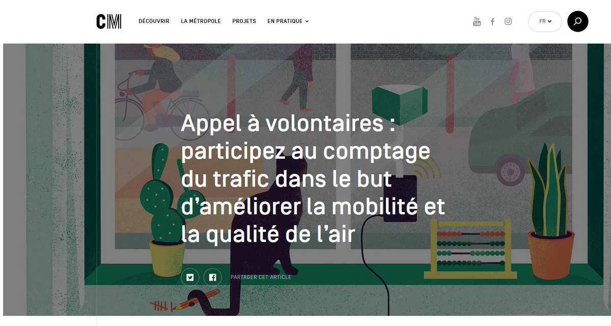 Appel à volontaires : participez au comptage du trafic dans le but d’améliorer la mobilité et la qualité de l’air. <a href="/Hub_charleroi/">Hub créatif Charleroi Métropole</a> #Charleroi 
 charleroi-metropole.be/fr/news/2022/0…