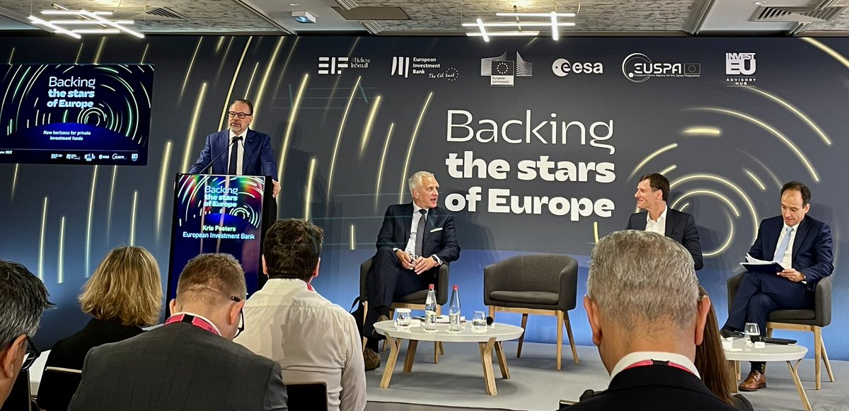 ESASpaceEconomy's tweet photo. Today in Paris: we are Building up the European space investments community - our vision is to make Europe a world class commercialization hub to launch and grow space business that makes sense for our future https://t.co/eHl38WcQlb