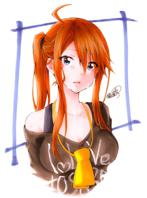 暑いから落書きした。
ポニテ恵美さん

#所恵美 