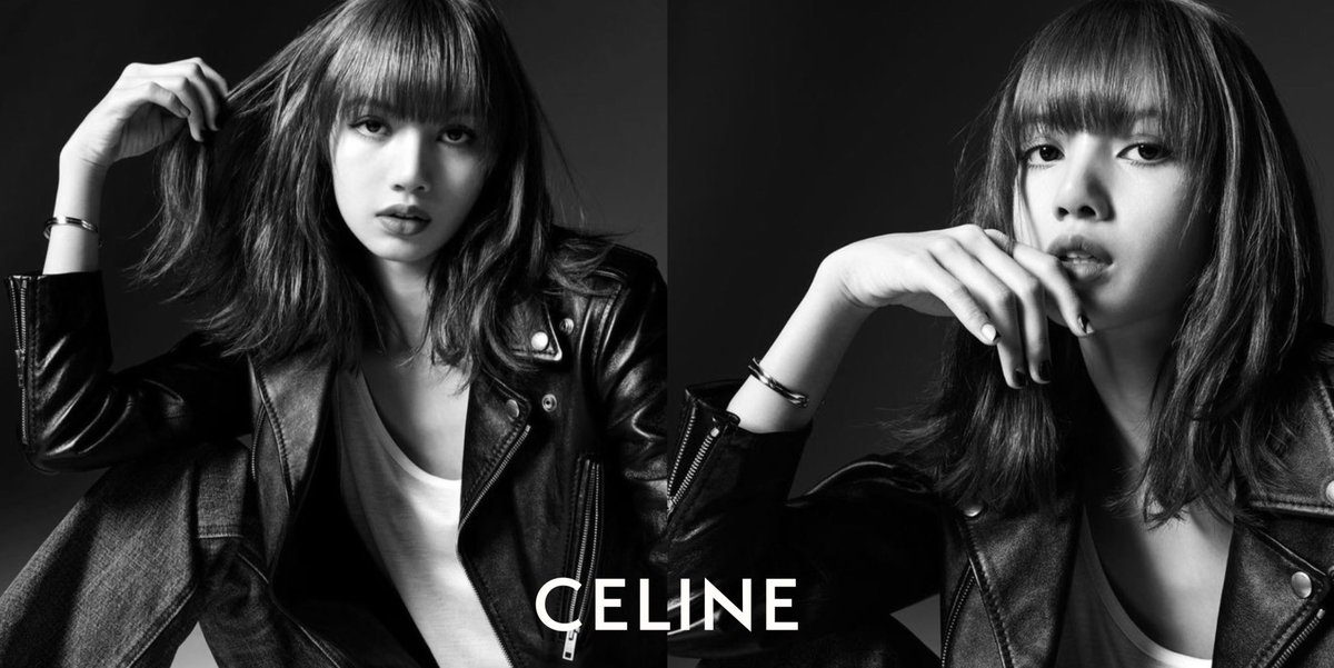liskookloops's tweet image. jungkook and lisa for CELINE