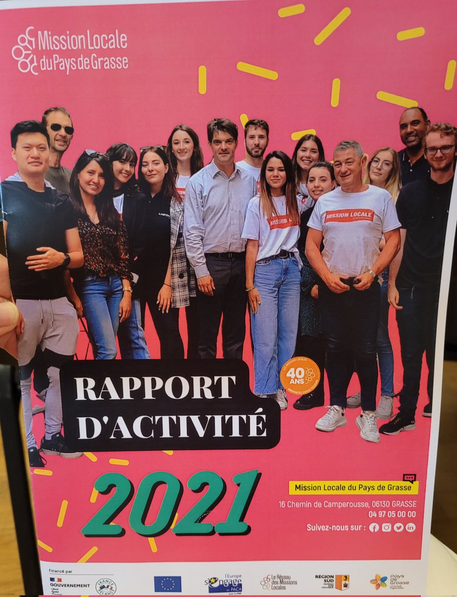 yubette75's tweet photo. 🔴🎉🎊🎈 Assemblée Générale de la Mission Locale des Pays de Grasse ce 30.06 au magnifique Palais des Congrès de #Grasse @MLcannes
@MLPaysDeGrasse @OrangeSolidariT @RLHelgoualch
@heleneferrero https://t.co/LQvVyu65Y4