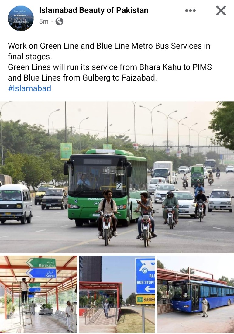 UsmanBinRauf's tweet photo. Let's Welcome Public Transport In Islamabad ❤️
Good Step
#SaveFuel
#SavePollution
#SaveEnvironment https://t.co/hU2vSgPTrm