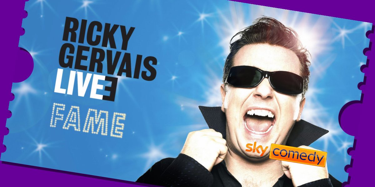 Goes tonight - Ricky Gervais - Fame https://t.co/Sso4xijgvj #NowTV https://t.co/OhZM1qzqYX