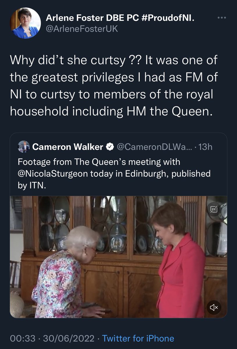 Luiseach's tweet photo. she’s 96, Arlene, she’s probably got arthritis, christ give her a break https://t.co/pbxEb05AkN