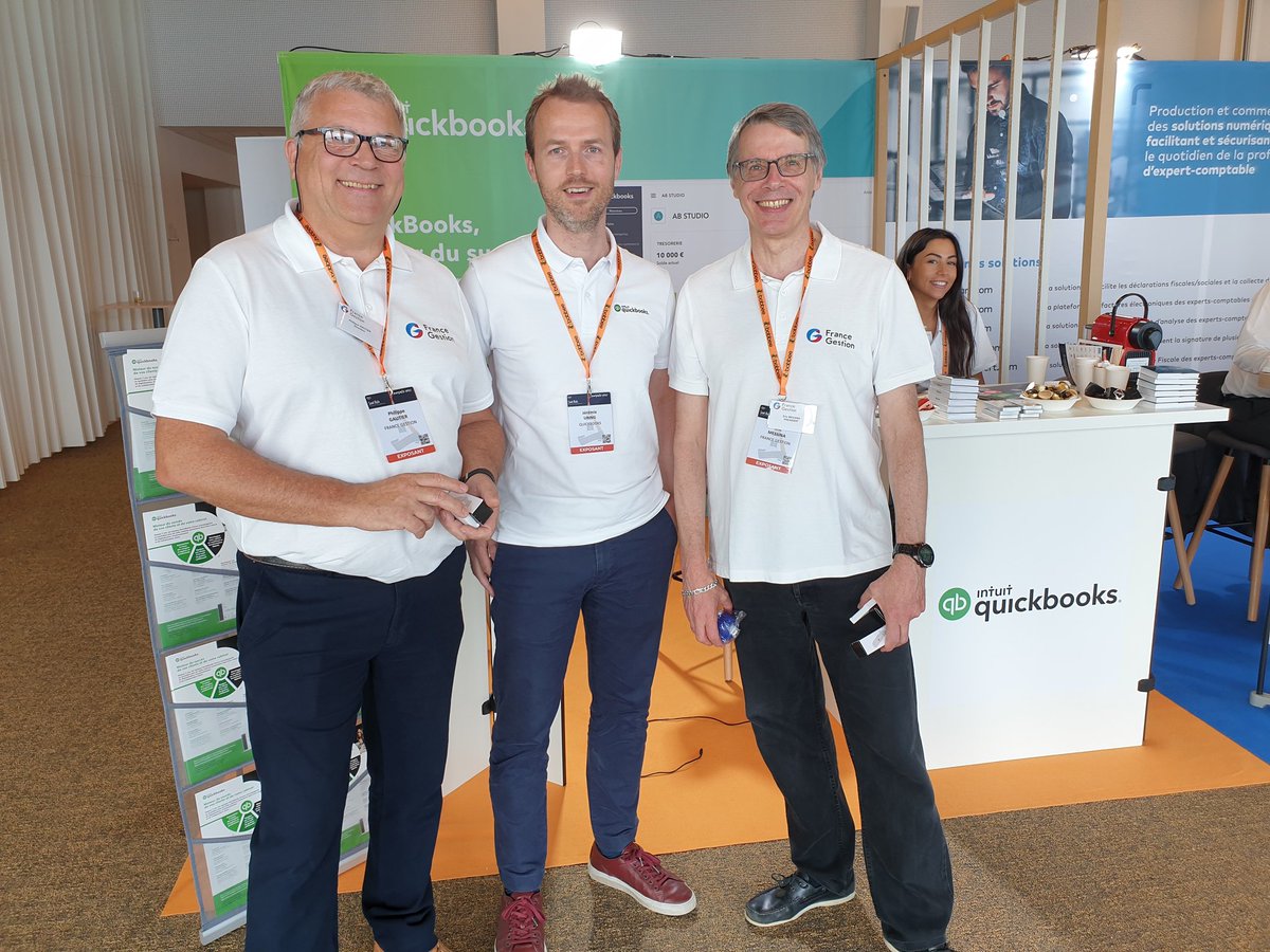EspaceFG's tweet image. @EspaceFG avec @GAUTIERphilipp9 et @MESSINAEric en discussion avec @QuickBooksFR #FGIFEC2022 #congresifec2022