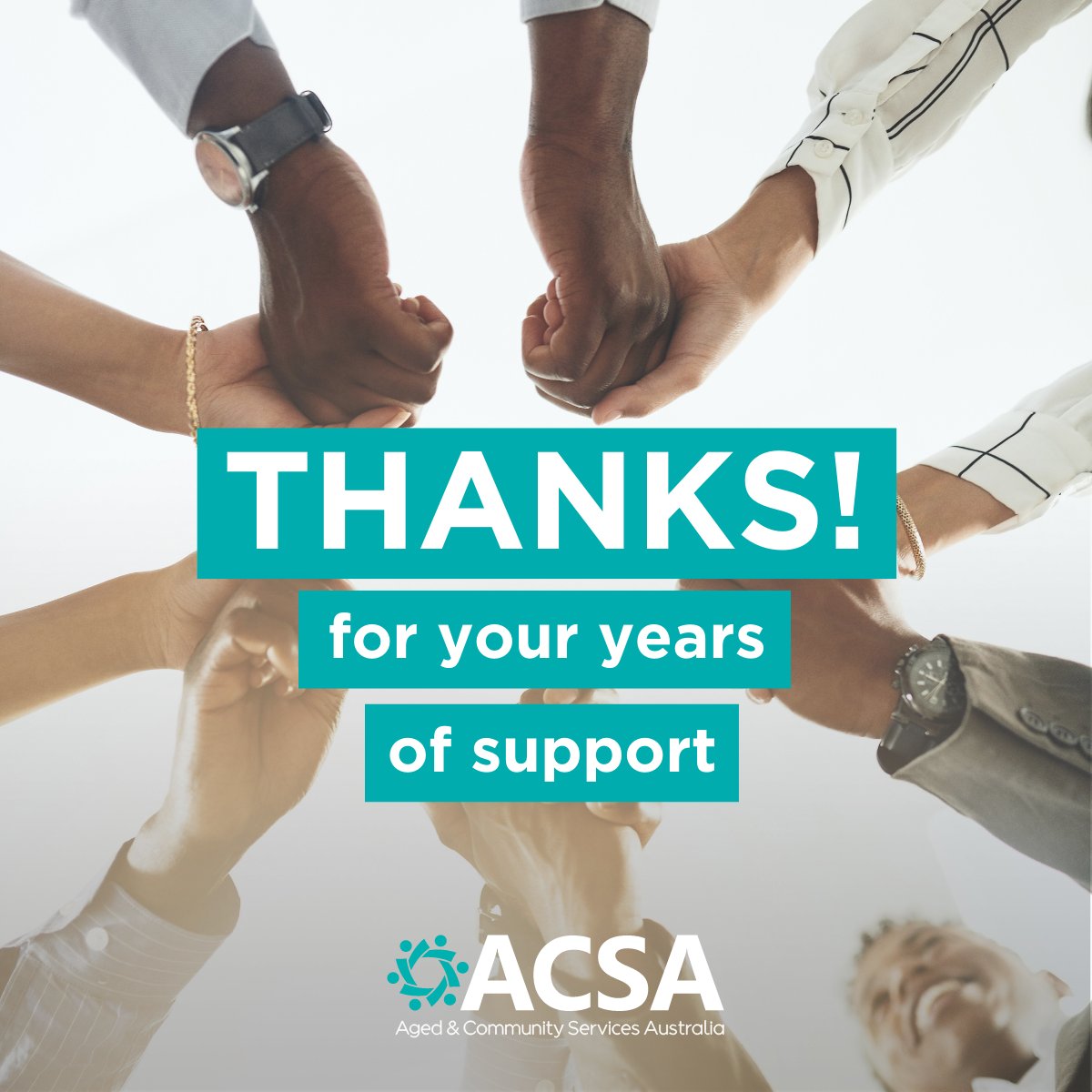 ACSA CEO @PaulSadlerCnslt says, “It has been an honour and a privilege to have served as ACSA’s CEO the last ten months.' Thank you to our members and the community for the years of support. Join us here @ACCPAAustralia in a new era of #agedcare.