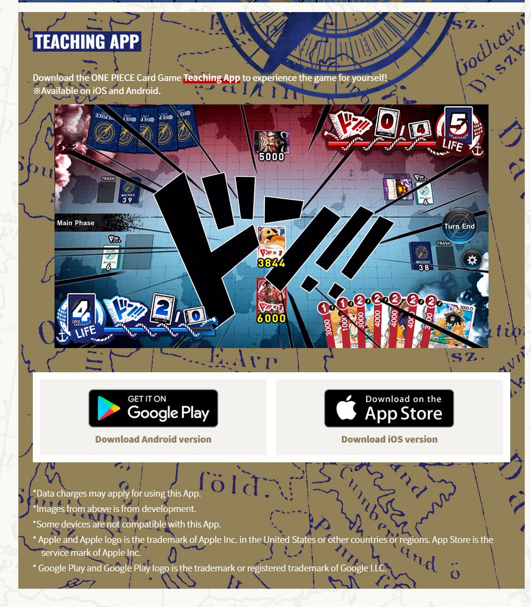 Teaching App for ONE PIECE CARD GAME has been released! − TOPICS