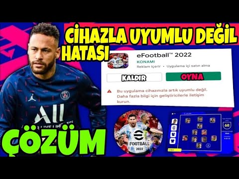 Cihaz uyumluluğu değil hatası çözüm
YT:youtu.be/ICsrA9dwxMY
#pes22 #pes2022mobile #efootballmobile
