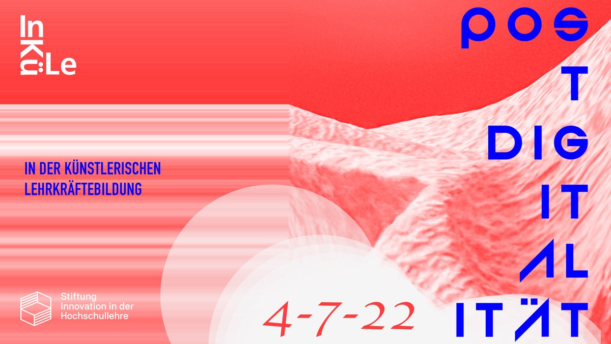 Am 4. Juli laden das Projekt "InKüLe - Innovationen für die künstlerische Lehre" und die AG "(Post)Digitalität in der künstlerischen #Lehrkräftebildung" von der #UdKBerlin zum Studientag ein. 
<a href="/inno_lehre/">Stiftung Innovation in der Hochschullehre</a> @SenWGPG #BrainCityBerlin

udk-berlin.de/veranstaltung/…