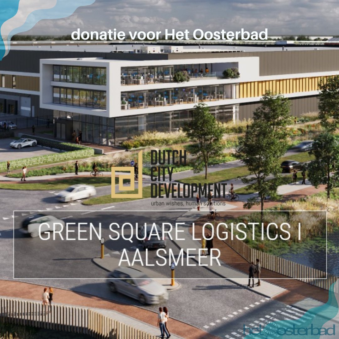 Erg welkom: de gift van Dutch City Development. In Aalsmeer actief als ontwikkelaar van Green Square Business Campus. 'Green Square Logistics IV' is gestart en om dat 'te vieren' kreeg onze vereniging een donatie van €500,- 🙏
hetoosterbad.nl/onverwachte-do…
#dank