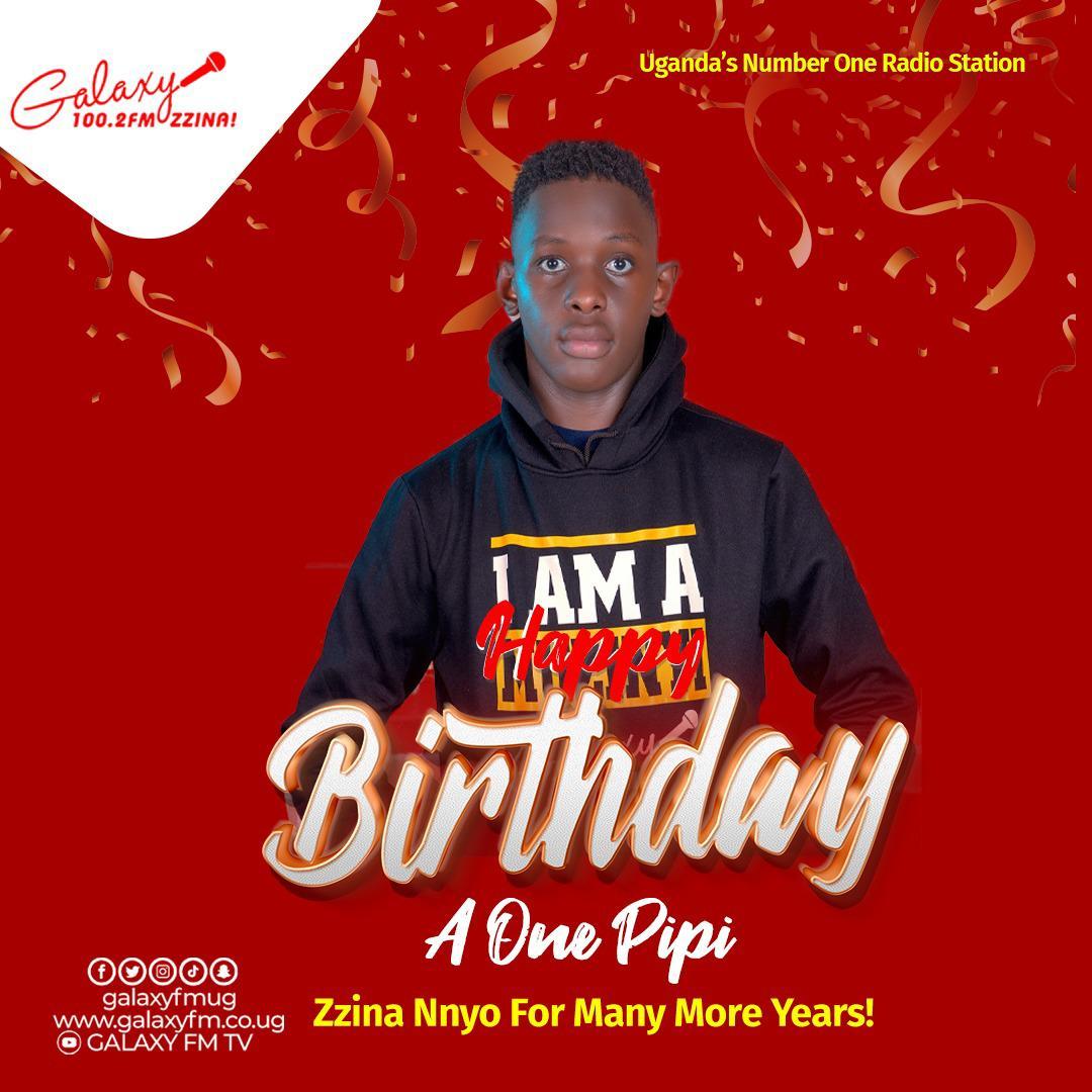 AshleyM11352050's tweet photo. Happiest birthday mih brejin @aonepipi thanks for loving @djaydenno thanks for choosing @GalaxyFMUg as your number 1 radio station 🙏🙏 keep dancing for many more years. 🎂🎂🥞 https://t.co/fMyH9d4lZ9