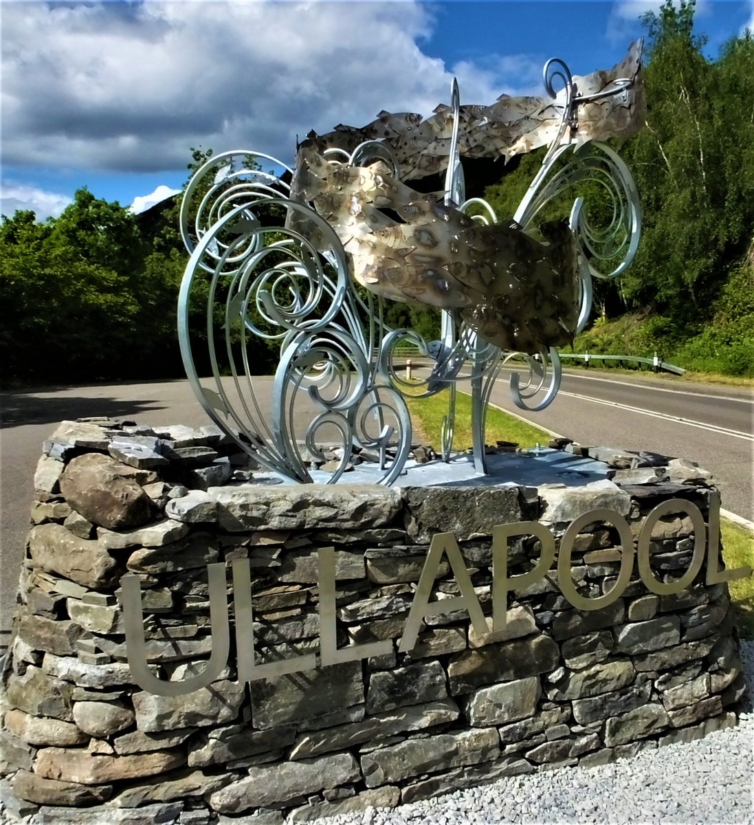 HighlandCCF's tweet photo. Another Highland Coastal Communities Fund supported project is complete with the new Welcome to Ullapool sculptures unveiled at the weekend by @WelcomeUllapool https://t.co/wdKPjhikRi