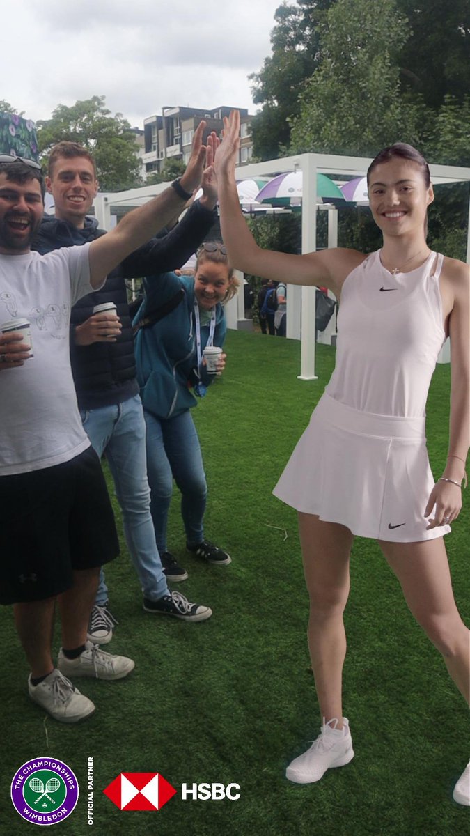 Wimbledon!! <a href="/HSBC_Sport/">HSBC Sport</a> #HSBCTennis