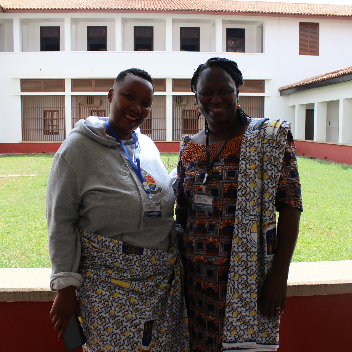 ugsrel's tweet photo. It was love at first sight as Dr Lerato Mokoena (University of Pretoria, SA) laid eyes on the RESAG cloth. 😍

RESAG - UG just got an associate member.

#DifferentAspirationsSamePeople #InterpretingSacredTexts #InternationalConference #RESAG #SREL https://t.co/hiPCVQ4JiO