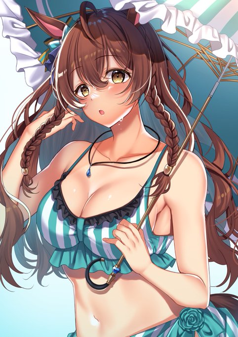 ふぅ～ですわ～。 #メジロブライト #ウマ娘 