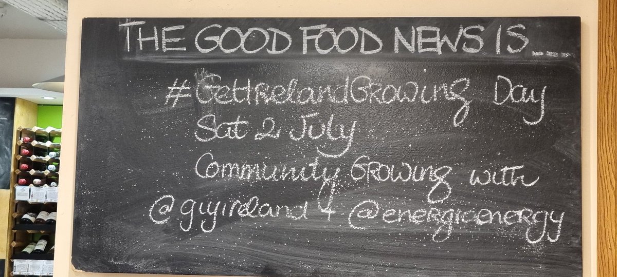 urrubandon's tweet photo. Good Morning Thursday
30 June
#thegoodfoodnewsis
@giyireland and @EnergiaEnergy have given out community kits. Groups around the country will be growing and transforming their local spaces this Saturday.
#foodisfun
#foodisfundamental
#getirelandgrowing https://t.co/bY1HxQeQJV