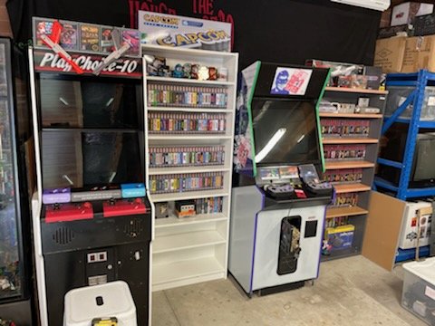 VajskiD's tweet photo. This is where the NTSC NES went. #playchoice10 
#NES 
#SNES 
#Nintendo https://t.co/0ptVm1914f