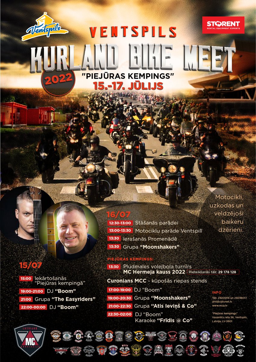 Vairāk informācijas/More information-> mca.lv 🏍
#piejuraskempings #ventspils #mca #kurlandbikemeet