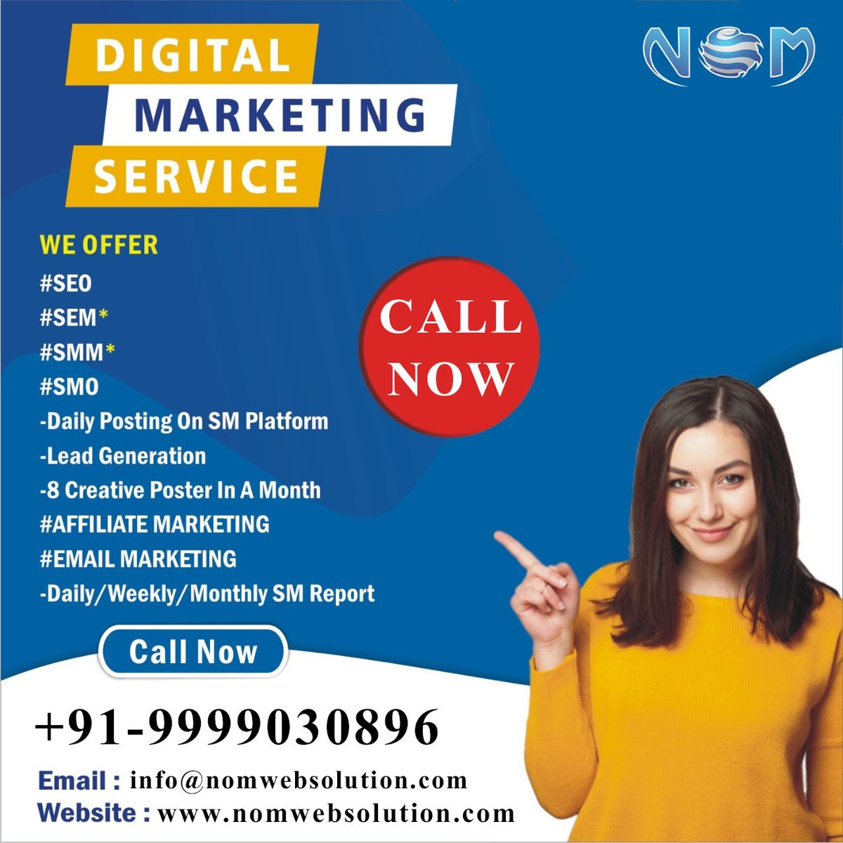 nom_websolution's tweet image. Full-Service Digital Marketing Agency. Boost Your ROI & Sales. Get a Quote Now! Helping Brands Succeed in the Digital World. Get a Free Consultation. Call Now!
E: info@nomwebsolution.com
#digitalmarketing #marketing #socialmediamarketing #seo #onlinemarketing #socialmedia