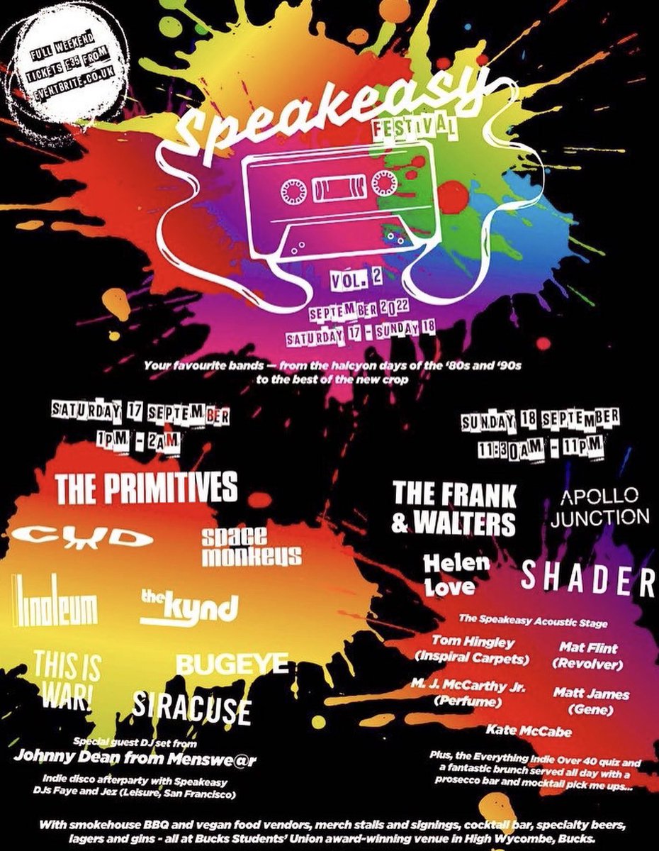 ChooseLoaded's tweet image. Love your 80s and 90s indie?

#90s
#Indie

@Speakeasy_Zine